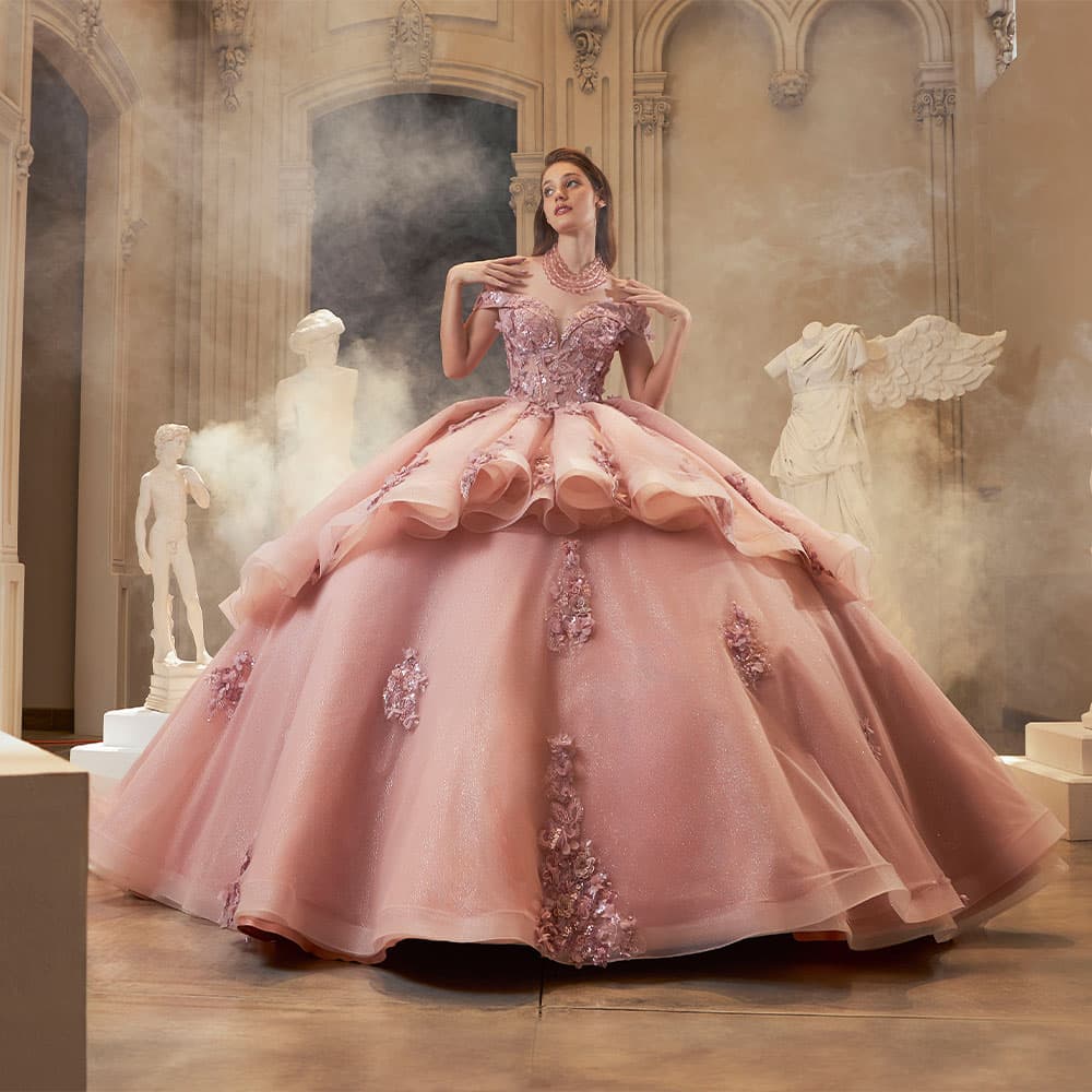 EV60-660 — BLUSH - Caza Blanca Couture Phoenix Quinceañera dress