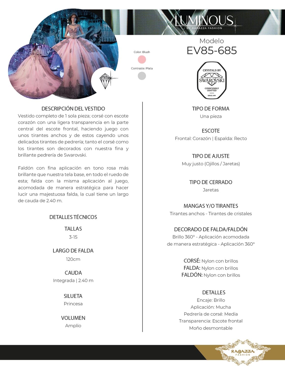 EV85-685 — BLUSH PLATA - view 3