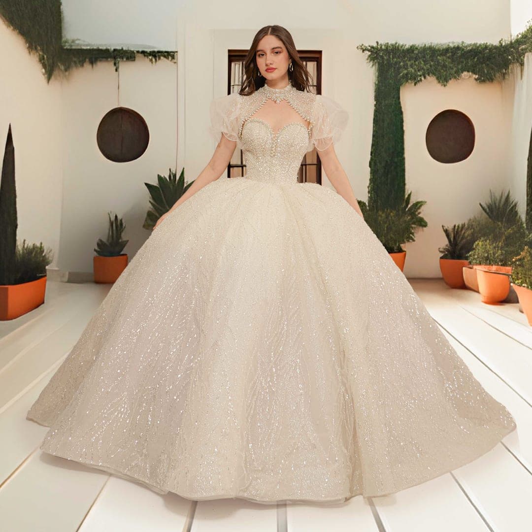 KL0-490SF — IVORY - Caza Blanca Couture Phoenix Bridal dress