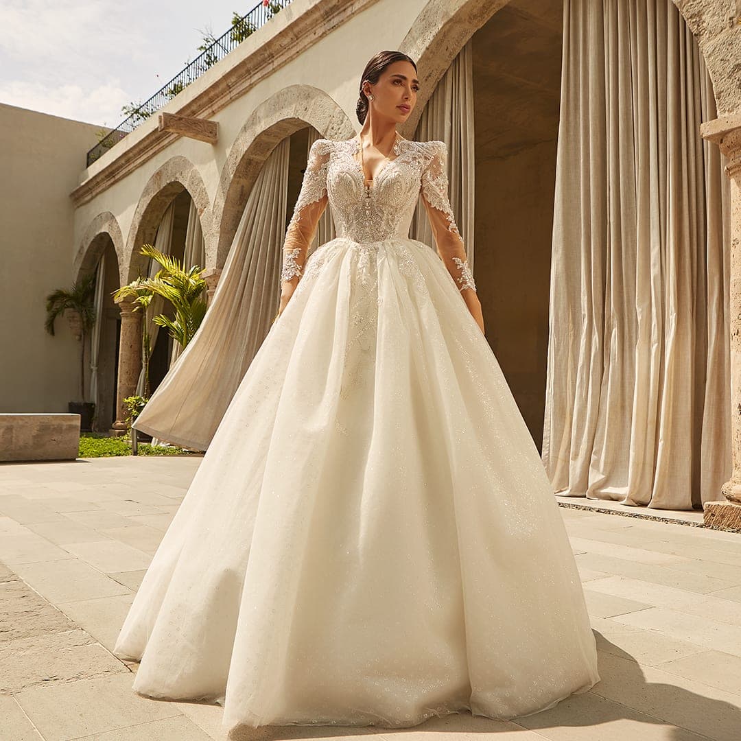 KL0-523 — IVORY - Caza Blanca Couture Phoenix Bridal dress