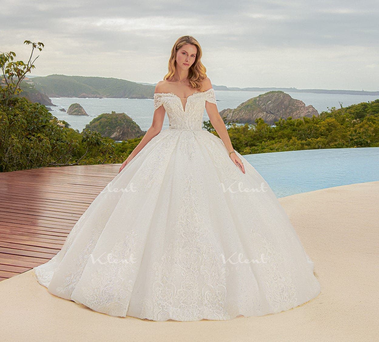 KL0-546 — IVORY - Caza Blanca Couture Phoenix Bridal dress