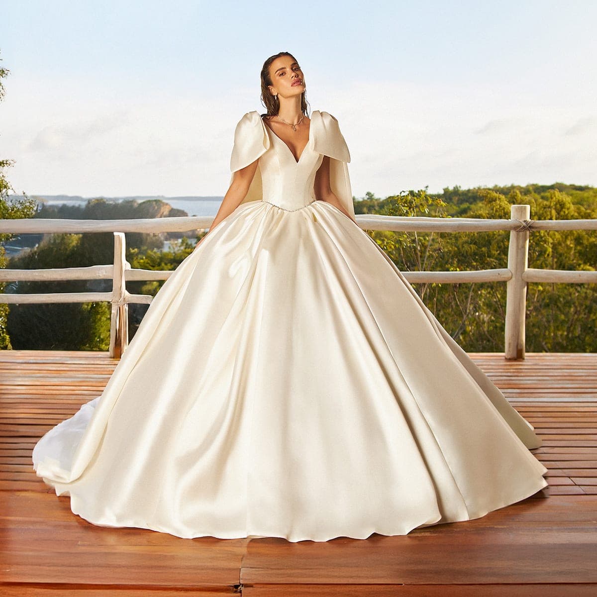 KL0-551 — IVORY - Caza Blanca Couture Phoenix Bridal dress