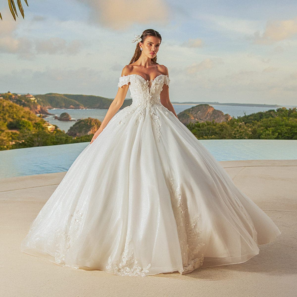 KL0-553 — IVORY - Caza Blanca Couture Phoenix Bridal dress