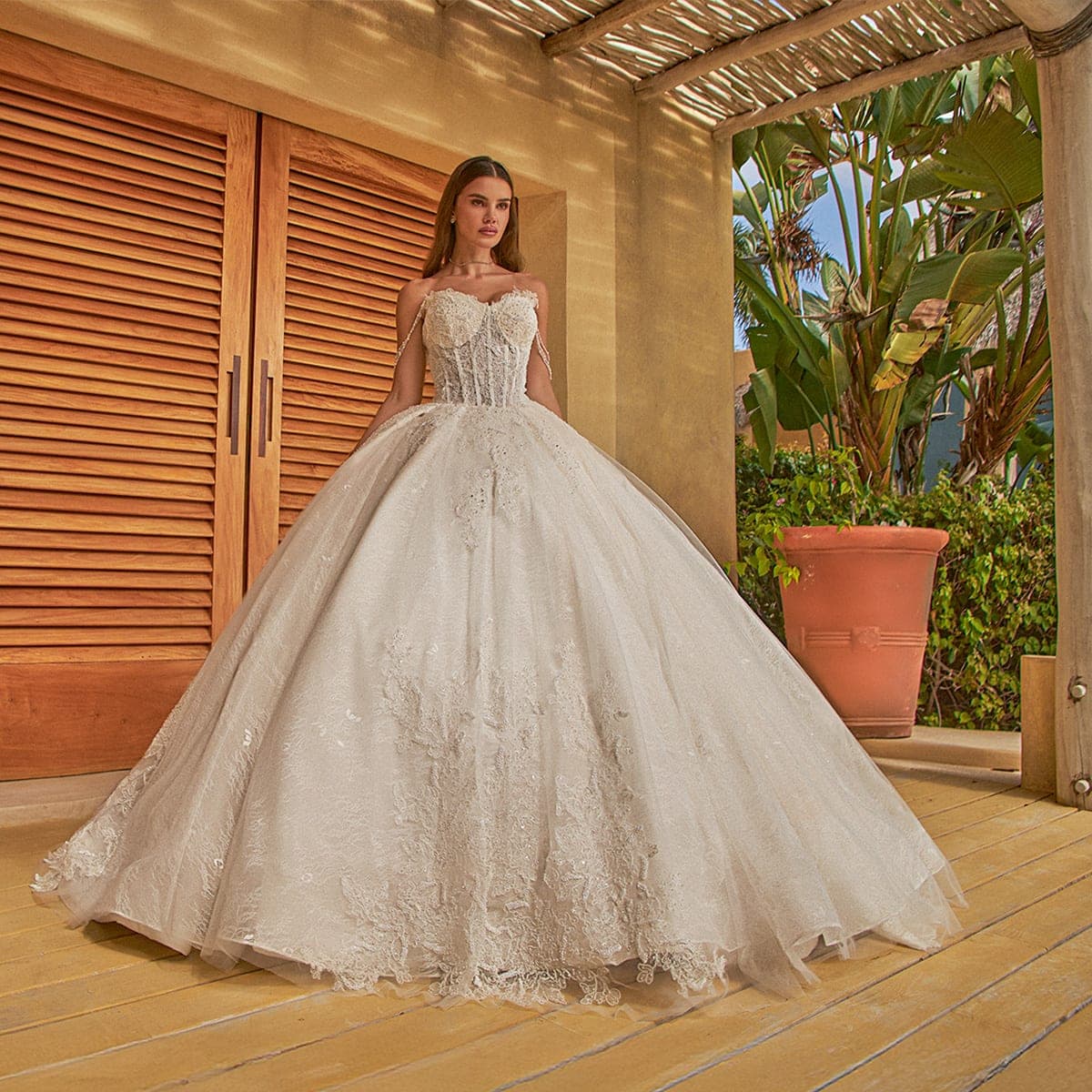 KL0-559 — IVORY - Caza Blanca Couture Phoenix Bridal dress