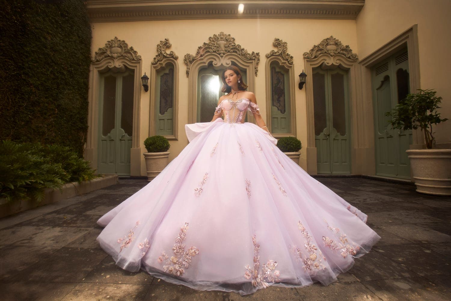PRC0-033 — LILA - Caza Blanca Couture Phoenix Quinceañera dress