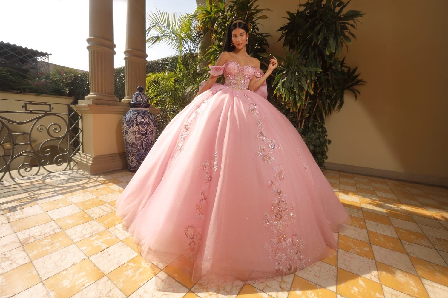 PRC0-035 — ROSA - Caza Blanca Couture Phoenix Quinceañera dress