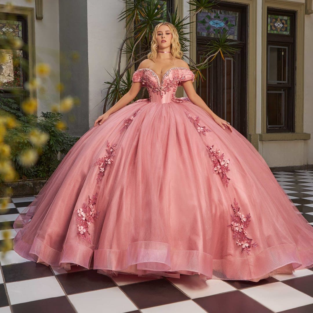EV41-641 — BLUSH TINTO - Caza Blanca Couture Phoenix Quinceañera dress