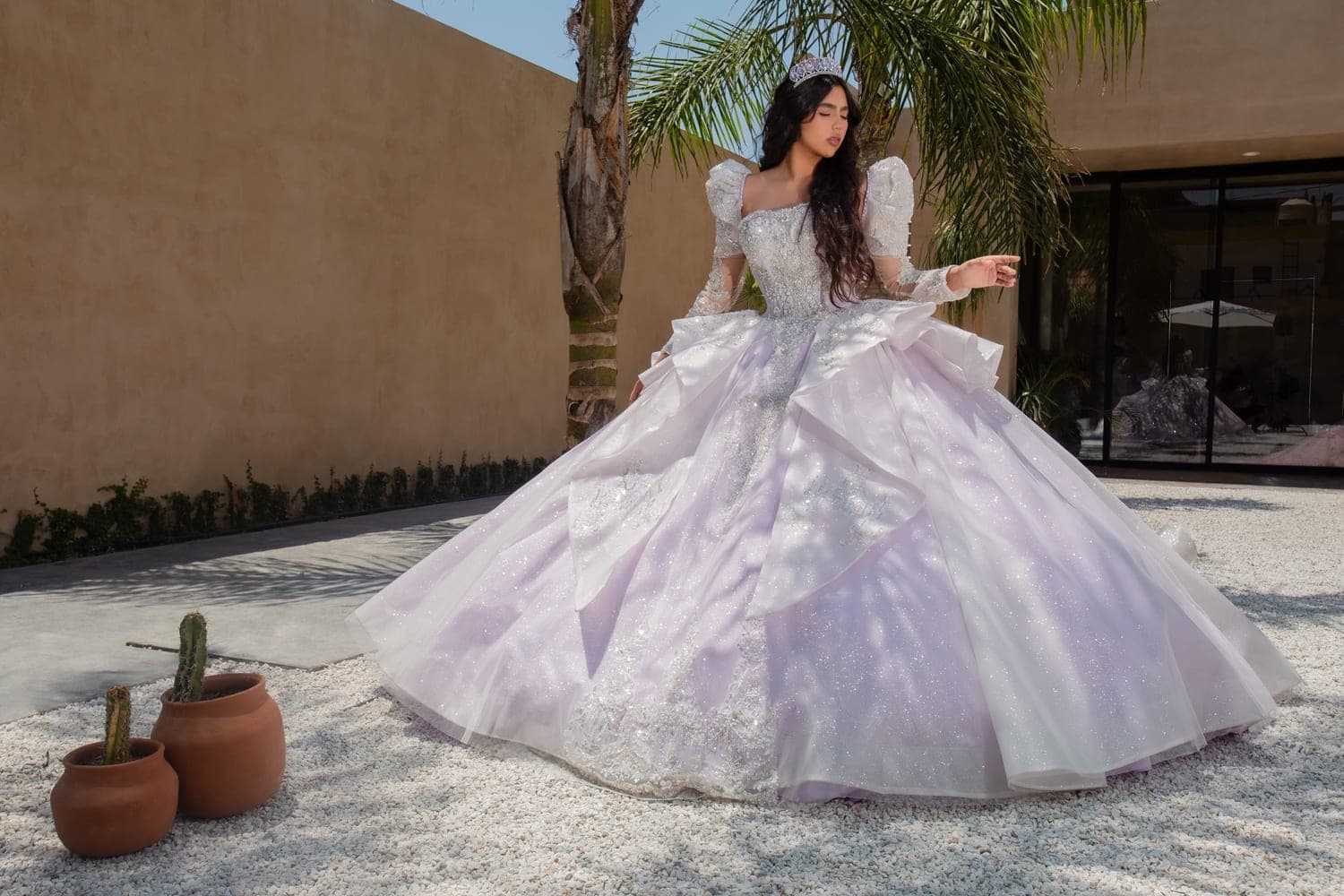 EV56-656 — LILA - Caza Blanca Couture Phoenix Quinceañera dress