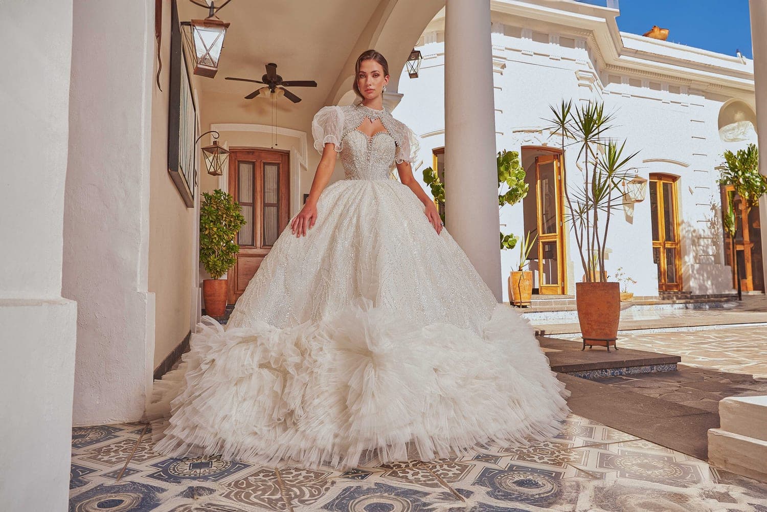 KL0-490 — IVORY - Caza Blanca Couture Phoenix Bridal dress
