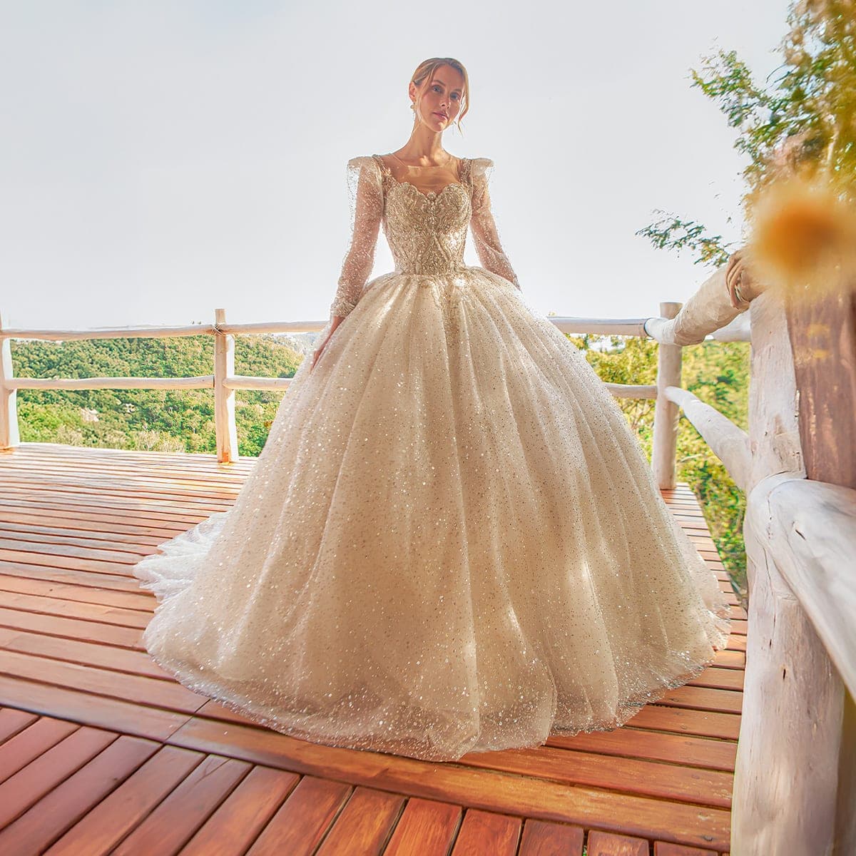 KL0-539 — IVORY - Caza Blanca Couture Phoenix Bridal dress