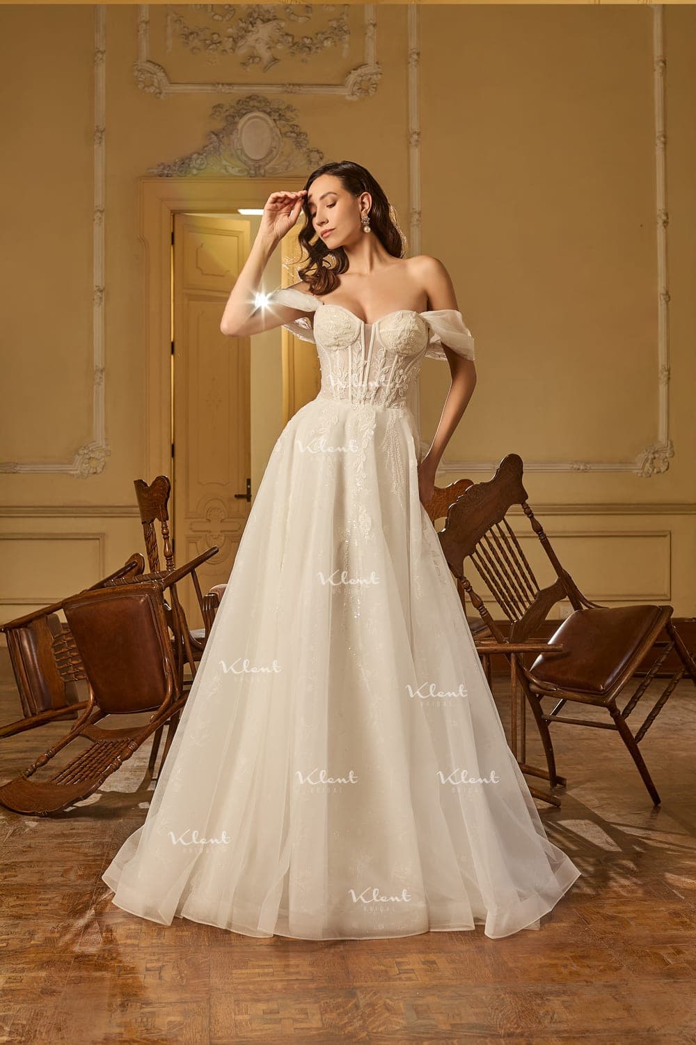 KL0-565 — IVORY - Caza Blanca Couture Phoenix Bridal dress